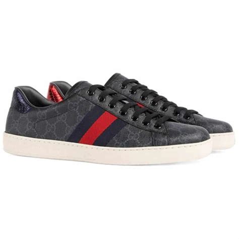 429445 c2jh0 1130 gucci|Gucci Ace GG Supreme 'Black Grey' .